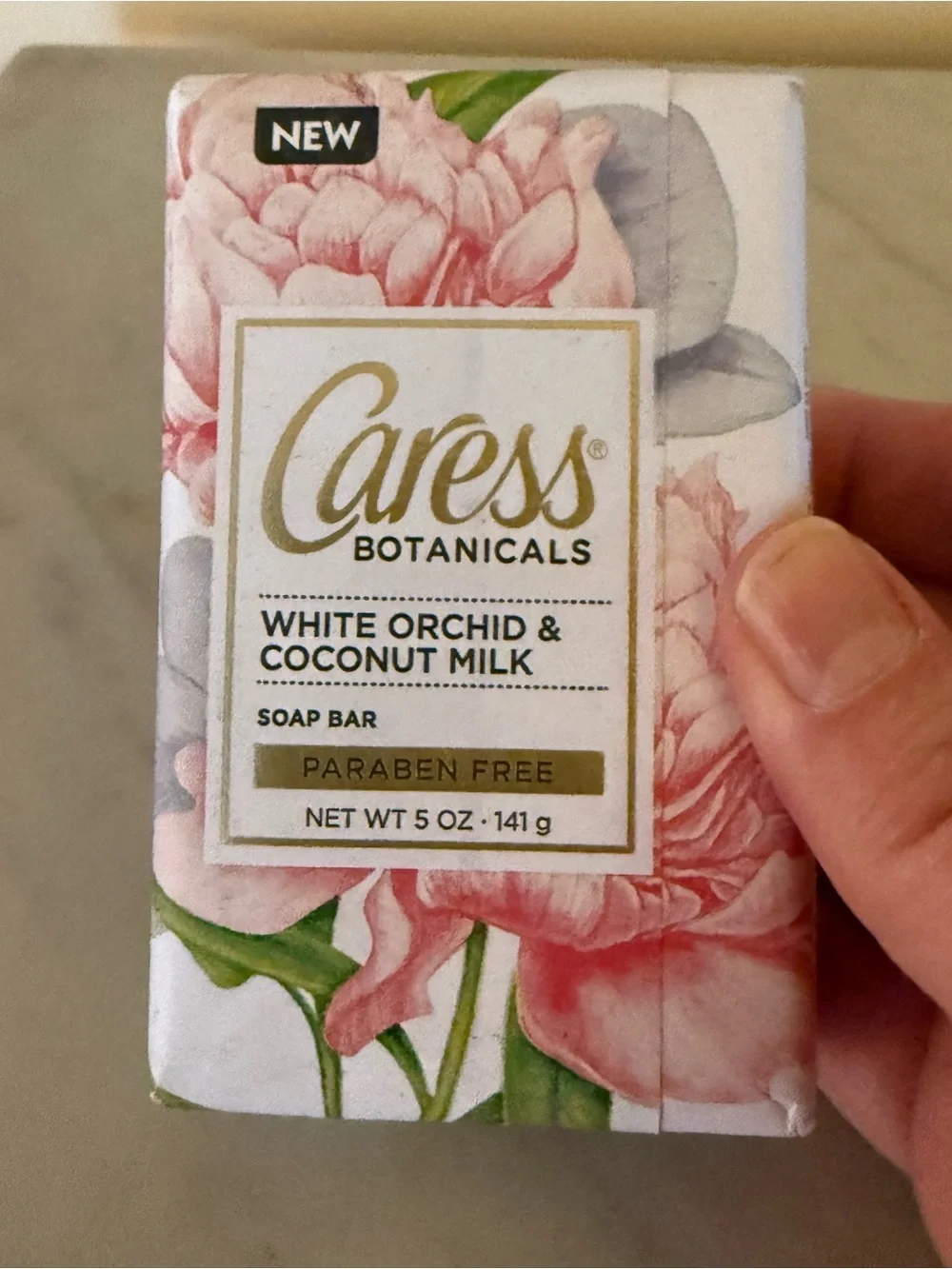 Caress Botanicals White Orchid & Coconut Milk Soap Bar Lot of 3 Discontinued